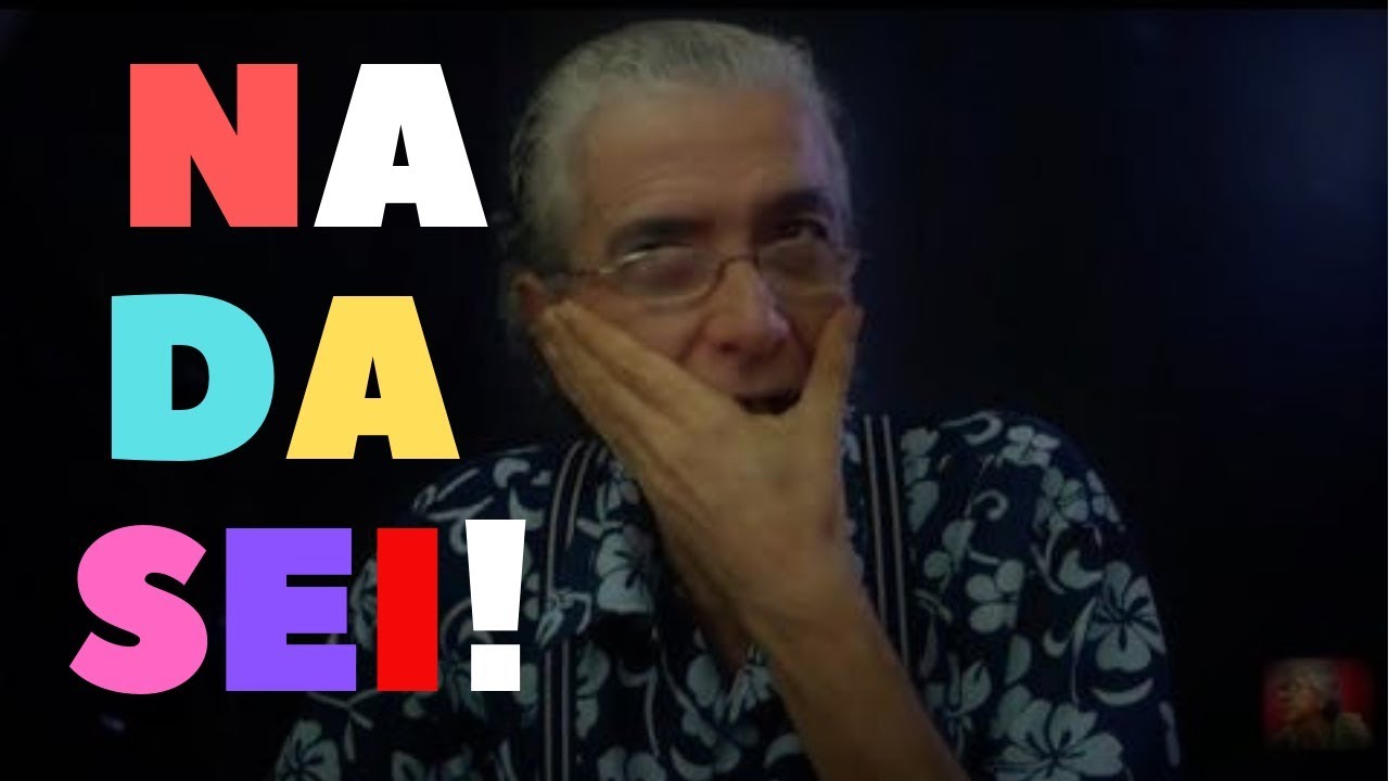 NADA SEI DESSA VIDA, VIVO SEM SABER...SOU ERRADO, SOU ERRANTE... - YouTube