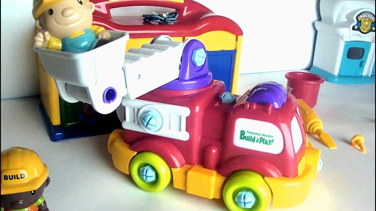 Пожарные машины. Автомастерская. Видео про машины. Fire truck for children