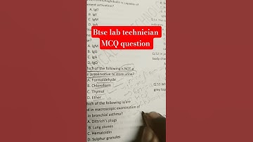 BTSC lab technician MCQ question #lab technician #lab technologist #aiims #icmr #dsssb #dmlt #bmlt