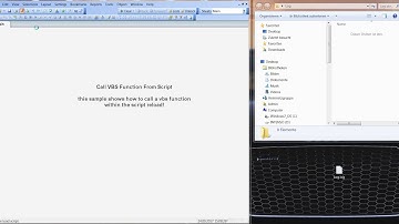 Qlikview Call VBS Function in Load Script