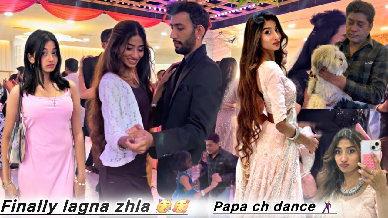 Papa ch dance 🕺 finally lagna zhla 🥰🤩 sarve kiti chan distat ahe 🥹