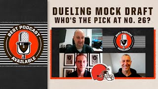 Dueling Mock Draft — Who's The Pick At No. 26 | Best Podcast Available