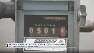 How rising fuel costs impact local shrimpers as trawling areas open today