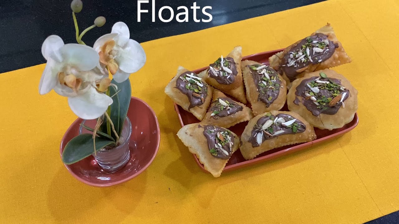 How to Make Fried Bake / Floats/ With Chocolate Topping. Caribbean Dish