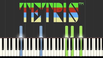 Tetris Theme A - Intermediate Piano Tutorial
