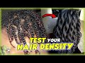 HAIR DENSITY how to test and increase density