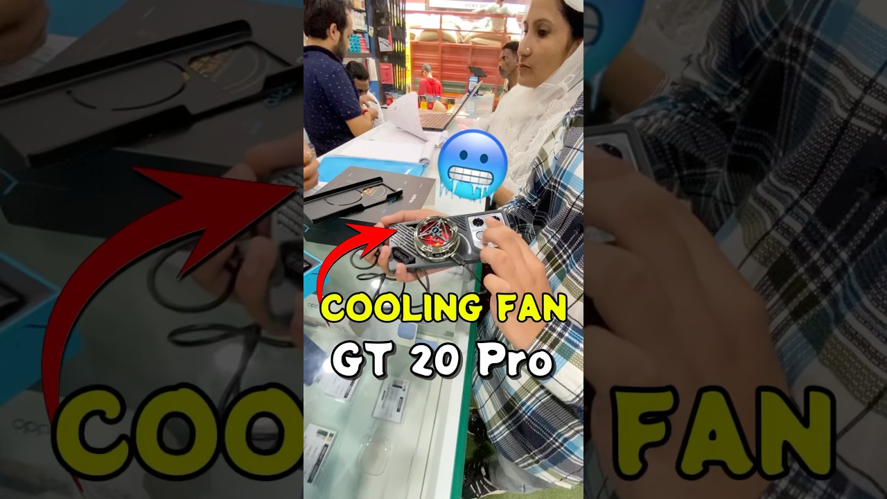 Infinix Gt 20 Pro | Gaming Kit | Cooling Fan