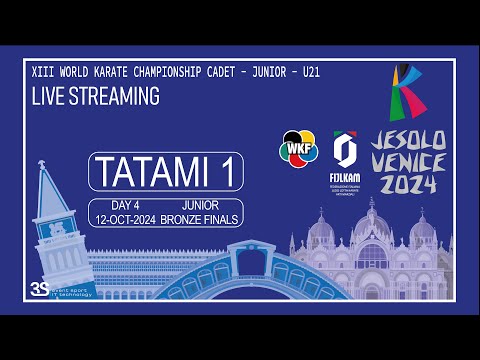 Day4 Tatami1 JUNIOR BRONZE MEDAL FINALS WKF Cadet Junior And U21 World Championships 2024 