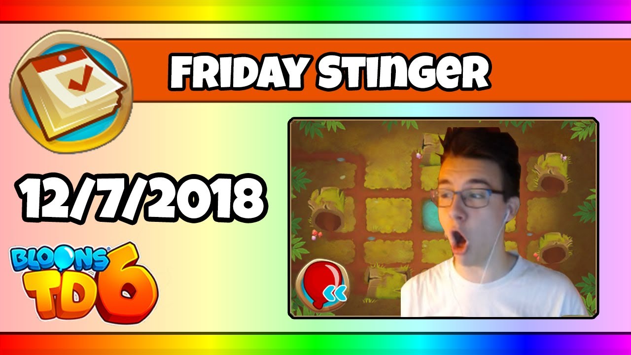 BTD6 Advanced Daily Challenge (FRIDAY STINGER; ROUND 100 DEFLATION MODE ...