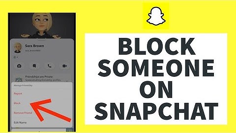How To Block Someone On Snapchat (2023) | Block Your Friends On Snapchat (Quick & Easy)
