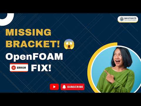 OpenFOAM Error Fix: Missing Bracket in fvSchemes | Debugging in Action