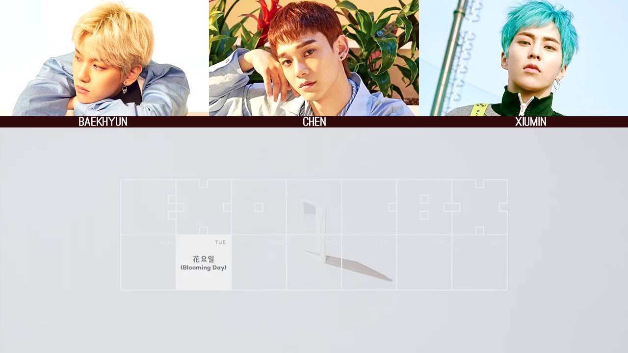 EXO-CBX - Blooming Day (花요일) MV + Lyrics Color Coded HanRomEng - YouTube