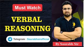 VERBAL REASONING Aptitude Series # 117 : #Quant  #Concept_Builder #8871383926_MBA_Trainer