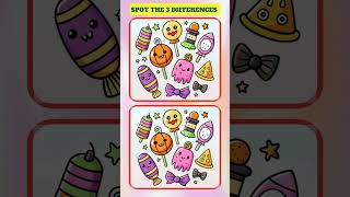 Spot The Difference Challenge #365 #brainteasers #lollypop #candy #candies #mindgames