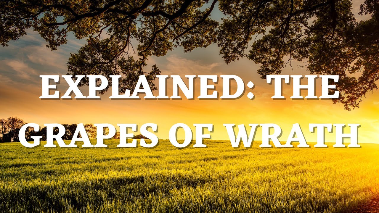 The Grapes of Wrath Explained Intro to the Summary, Setting
