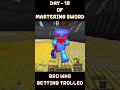 BRO WAS GETTING TROLLED | DAY - 12 OF MASTERING SWORD #tankpvp #bedwarsspeedrun #pvp #mcjava