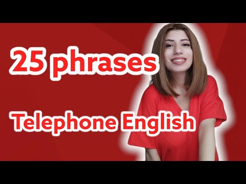 25 ფრაზა სატელეფონო კომუნიკაციისთვის