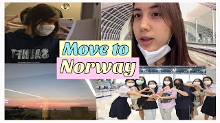 Move to Norway🇳🇴 |เดินทางไปต่างประเทศ[นอร์เวย์]|เดินทางคนเดียว|ต่อเครื่อง [English Subtitle] ✨
