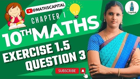 Exercise 1.5 question 3 class 10 maths chapter 1 Relations and Functions TN Samacheer Ex1.5 q3 10th