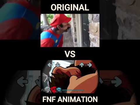 Original VS fnf Animation | in Ring Cam Mario Comparison