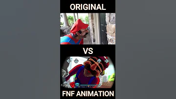 Original VS fnf Animation | in Ring Cam Mario Comparison