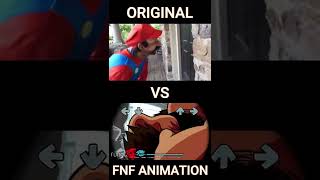 Original VS fnf Animation | in Ring Cam Mario Comparison screenshot 3