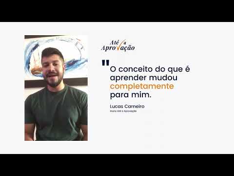 Aprovado com Menos de 3 Meses de Estudo - Depoimento Aluno Lucas Carneiro