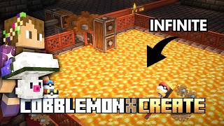I FINALLY Got Infinite Lava To Power My Farms || Cobblemon x Create SMP