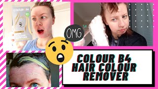 COLOUR B4 HAIR REMOVER *extra strength* | STRIP YOUR HAIR AT HOME *my hair went yellow*