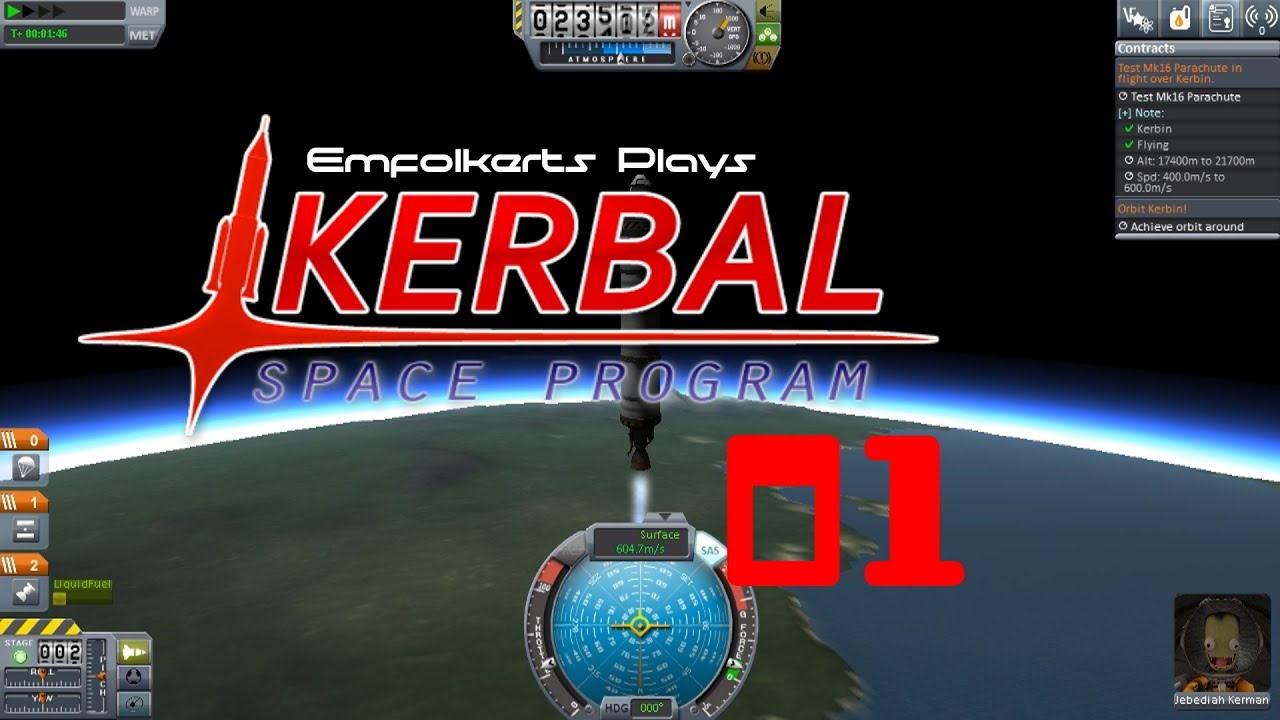 Kerbal Space Program Ep 1 Humble Beginings - YouTube