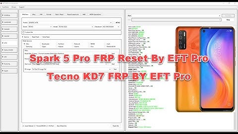 Tecno Spark 5 Pro KD7 FRP Reset EFT Pro
