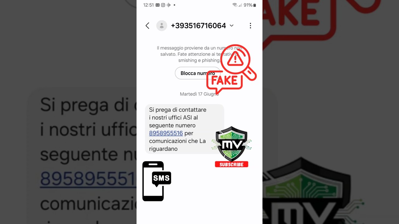 Fake SMS 17-06-2025