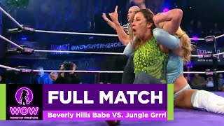 The Beverly Hills Babe Vs Jungle Grrrl - Wow Women Of Wrestling - Wow Superheroes