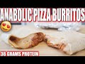 ANABOLIC PIZZA BURRITOS | Grab & Go Meal Prep Burritos For The Week