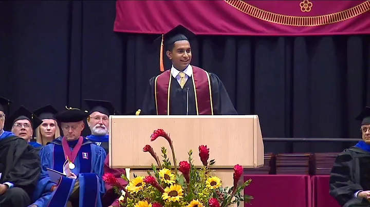 Steven Cherucheril, Student Speaker | 2018 University of Minnesota - CSE Commencement