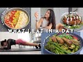 What I Eat In A Day | Mango Smoothie Bowl, Stuffed Sweet Potato, Buddha Bowl! | AD