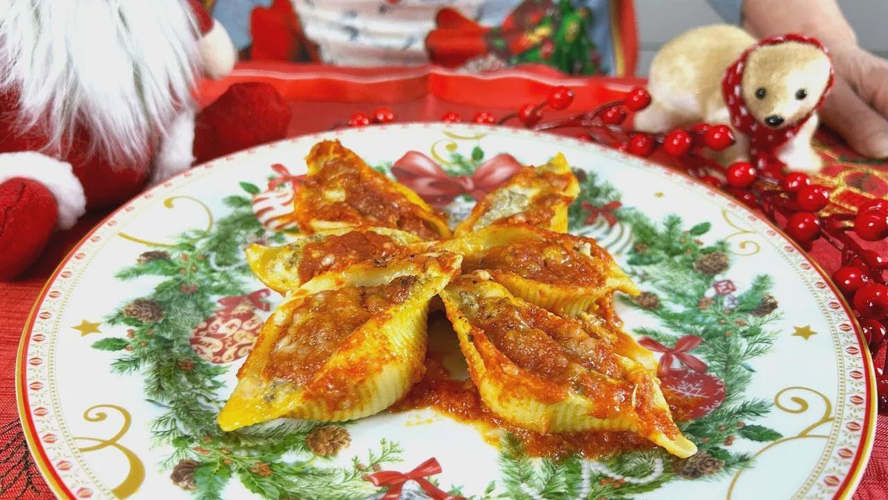 Platillo navideño que sorprende: conchiglioni a la sorrentina