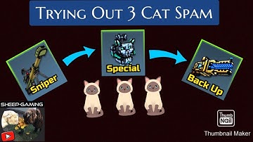 Trying Out 3 Cat Spam | Pixel Gun 3D