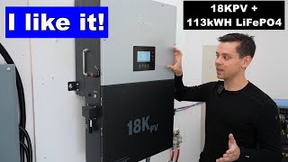 EG4 18KPV + 113KWh LiFePO4 = Offgrid Bliss! by DIY Solar Power with Will Prowse 111,765 views 9 months ago 8 minutes, 33 seconds