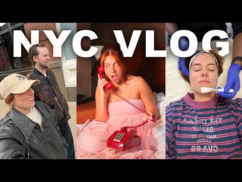 NYC TRAVEL VLOG // chocolate dripped mascara shoot 🍫🗽🍓