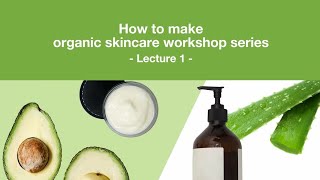 How to formulate organic skincare