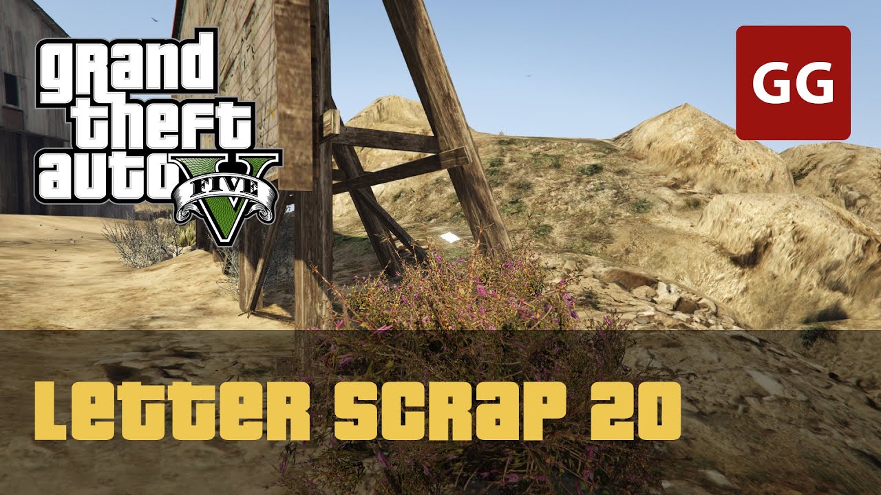 Letter Scrap 20 GTA 5 YouTube
