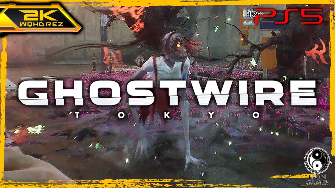 #12【Ghostwire: Tokyo】強敵「髪姫」登場！歌川商店街を包む結界石「白の闇/悪霊の巣」：HARD攻略【ゴーストワイヤートウキョウ】