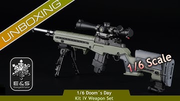 Unboxing Set escala 1/6 Doom’s Day Kit IV Weapon Set
