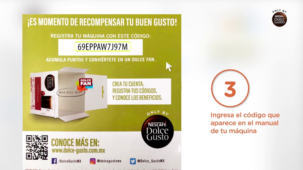 Registra tu máquina y recibe $100 de descuento en tu próxima compra. -  YouTube