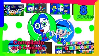 Os melhores compilados de animação 8 minutos do Pimgo Pangare & Marquinhos