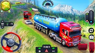 Oil Tanker Transport Truck Simulator 3D - Heavy Cargo Transporter Truck Driving - Android Gameplay screenshot 5