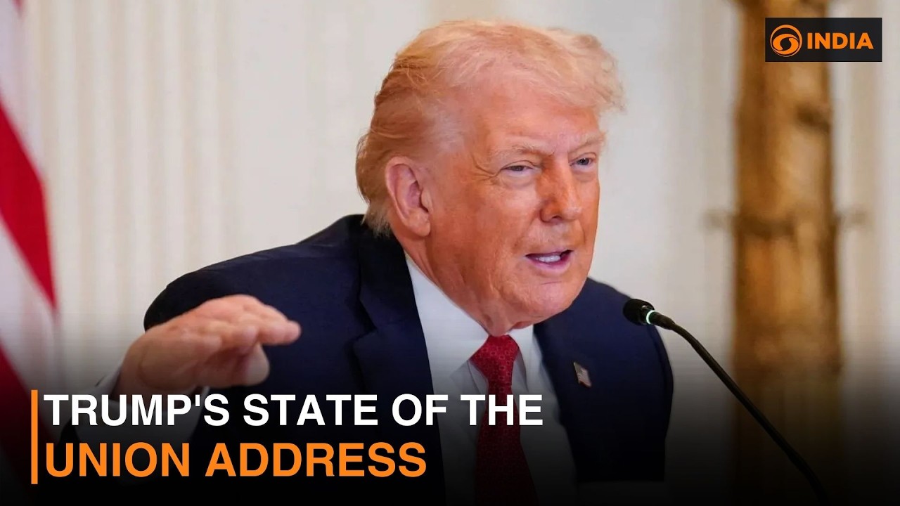Trump's State of the Union address and more news | DD India Live