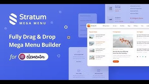 Stratum Mega Menu for Elementor By mototeam