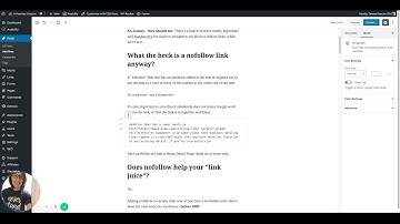 How to make nofollow links in the WordPress Gutenberg editor